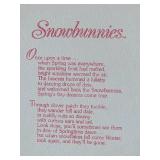 Set of Department 56 Snowbunnies Figurines with Original Boxes