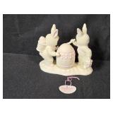 Set of Department 56 Snowbunnies Figurines with Original Boxes