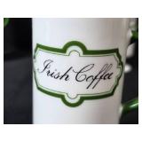 Mixed Drinkware and Saucer Lot with Irish Coffee Mugs, Plates, Glasses and Cups