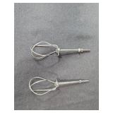 Kitchen Glassware Collection with Mixing Bowls, Vintage Cut Glass Serving Pieces, and Hand Mixer