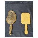 Set of Vintage Handheld Vanity Mirrors Assorted Designs