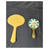 Set of Vintage Handheld Vanity Mirrors Assorted Designs