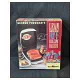 George Foreman Lean Mean Fat Reducing Grilling Machine with Accessories
