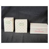 1997 Department 56 Snowbunnies Figurines Easter Collection with Boxes