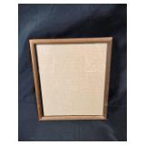 Lot of Display Stands, Picture Frames, and Cork Board Frames