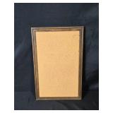 Lot of Display Stands, Picture Frames, and Cork Board Frames