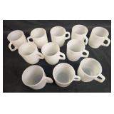 Set of White Heavy Duty Diner-Style Coffee Mugs