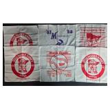 Minnesota Sports Memorabilia Lot: 2006 Twins Homer Hankies, 1991 Homer Hanky, Vikings Rally Rag, and Go Elks Bobblehead