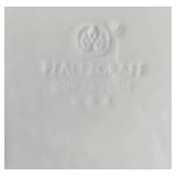 Pfaltzgraff White Stoneware Dinnerware Set with Plates, Bowls, Pitchers, and Butter Dish