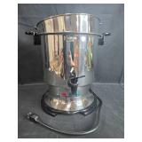 Melitta 45-Cup Stainless Steel Coffee Urn with Glass Top and Cool Touch Handles