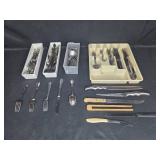 Large Collection of Mixed Flatware and Kitchen Knives