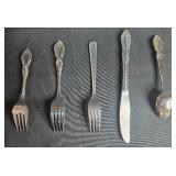 Large Collection of Mixed Flatware and Kitchen Knives