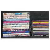 Collection of Exercise DVDs and Country Dance/Line Dance CDs