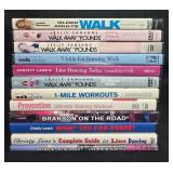 Collection of Exercise DVDs and Country Dance/Line Dance CDs