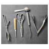 Large Assorted Kitchen Utensil Set with Tray and Measuring Cups