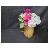 Hawaii The Big Island Book and Decorative Floral Arrangements Lot