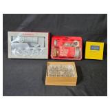 Vintage Baking and Pastry Tool Collection with Cookie Presses, Decorating Tips, and Swedish Sandbakelser Forms