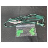 Assorted Light Bulbs and Accessories Lot with Extension Cord and Button Cell Batteries