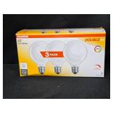 Assorted Light Bulbs and Accessories Lot with Extension Cord and Button Cell Batteries