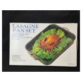 Lasagne Pan Set with Rack and TreasureCraft Watermelon Fruit Bowl