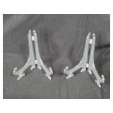 Collection of Display Stands Assorted Metal and Acrylic