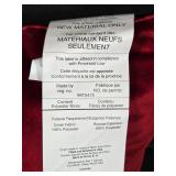 Set of Hallmart Collectibles Red Throw Pillows with Reversible Sequin Accent and White Pillowcases