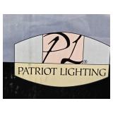 Patriot Lighting Indoor Iris Chandelier with Alabaster Glass Patriot Lighting Indoor Iris Chandelier with Alabaster Glass