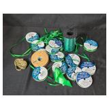 Large Collection of Assorted Craft Ribbon and Lace Spools Large Collection of Assorted Craft Ribbon and Lace Spools