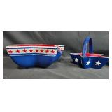Sonoma Life + Style Patriotic Ceramic Dishware Set - Stars and Stripes Sonoma Life + Style Patriotic Ceramic Dishware Set - Stars and Stripes