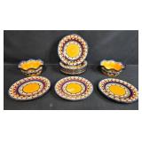 Tabletops Gallery Argentina Hand Painted Dinnerware Set of Plates and Bowls Tabletops Gallery Argentina Hand Painted Dinnerware Set of Plates and Bowls