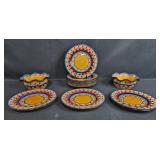 Tabletops Gallery Argentina Hand Painted Dinnerware Set of Plates and Bowls Tabletops Gallery Argentina Hand Painted Dinnerware Set of Plates and Bowls