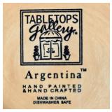Tabletops Gallery Argentina Hand Painted Dinnerware Set of Plates and Bowls Tabletops Gallery Argentina Hand Painted Dinnerware Set of Plates and Bowls