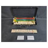 Vintage American Mahjong Game Set with Case and Racks Vintage American Mahjong Game Set with Case and Racks