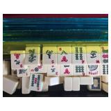 Vintage American Mahjong Game Set with Case and Racks Vintage American Mahjong Game Set with Case and Racks