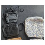 Collection of Travel and Handbags Including Straw, Leather, and Fabric Bags Collection of Travel and Handbags Including Straw, Leather, and Fabric Bags