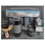 Pentax ME Super 35mm SLR Camera Kit with Lenses, Flashes, Accessories and Bag Pentax ME Super 35mm SLR Camera Kit with Lenses, Flashes, Accessories and Bag
