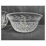 Set of Cut Crystal Glass Decorative Bowls Set of Cut Crystal Glass Decorative Bowls
