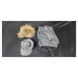 Large Mixed Lot Vintage Clothing/Costumes, Hats, Medical Scrubs, Bugle & Various Gloves, Stethoscope, and a Red FIORHEIM Bag Large Mixed Lot Vintage Clothing/Costumes, Hats, Medical Scrubs, Bugle & Various Gloves, Stethoscope, and a Red FIORHEIM Bag
