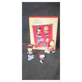 Collection of Hallmark Peanuts Gang Christmas Ornaments with Some Boxes Collection of Hallmark Peanuts Gang Christmas Ornaments with Some Boxes