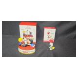 Collection of Hallmark Peanuts Gang Christmas Ornaments with Some Boxes Collection of Hallmark Peanuts Gang Christmas Ornaments with Some Boxes