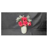 Set of 3 Artificial Potted Plant Arrangements with Mikasa Bone China Vase Set of 3 Artificial Potted Plant Arrangements with Mikasa Bone China Vase