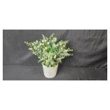 Set of 3 Artificial Potted Plant Arrangements with Mikasa Bone China Vase Set of 3 Artificial Potted Plant Arrangements with Mikasa Bone China Vase