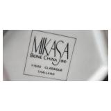 Set of 3 Artificial Potted Plant Arrangements with Mikasa Bone China Vase Set of 3 Artificial Potted Plant Arrangements with Mikasa Bone China Vase