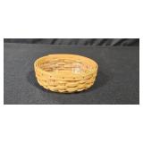 Longaberger Handwoven Basket Set with Liner and Small Insert - American Cancer Society Edition Longaberger Handwoven Basket Set with Liner and Small Insert - American Cancer Society Edition