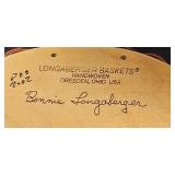 Set of 3 Longaberger 2000 Handwoven Baskets with Liners Set of 3 Longaberger 2000 Handwoven Baskets with Liners