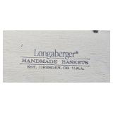 Longaberger Pink Hope Basket Collection with Glass Basket and Inserts Longaberger Pink Hope Basket Collection with Glass Basket and Inserts