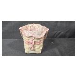 Longaberger Pink Hope Basket Collection with Glass Basket and Inserts Longaberger Pink Hope Basket Collection with Glass Basket and Inserts