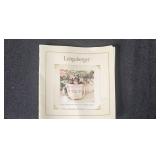 Longaberger Pink Hope Basket Collection with Glass Basket and Inserts Longaberger Pink Hope Basket Collection with Glass Basket and Inserts