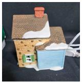 Dept 56 New England Village Collection with Train Set, Trees, and Accessories