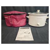 Hamilton Beach 3-Quart Slow Cooker with Carrying Case Hamilton Beach 3-Quart Slow Cooker with Carrying Case